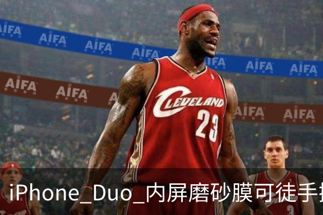 iPhone Duo 内屏磨砂膜可徒手撕下